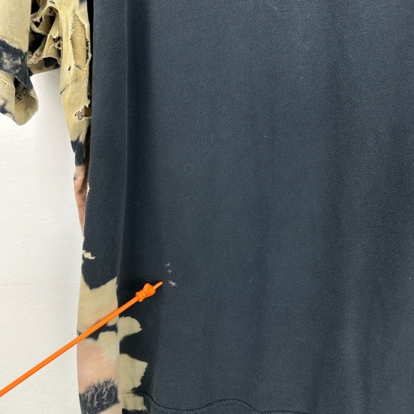 Jeffree Star Tshirt‎ Mens 2XL Black Tan Tie Dye Thrashed Short Sleeve Distressed - Picture 7 of 10